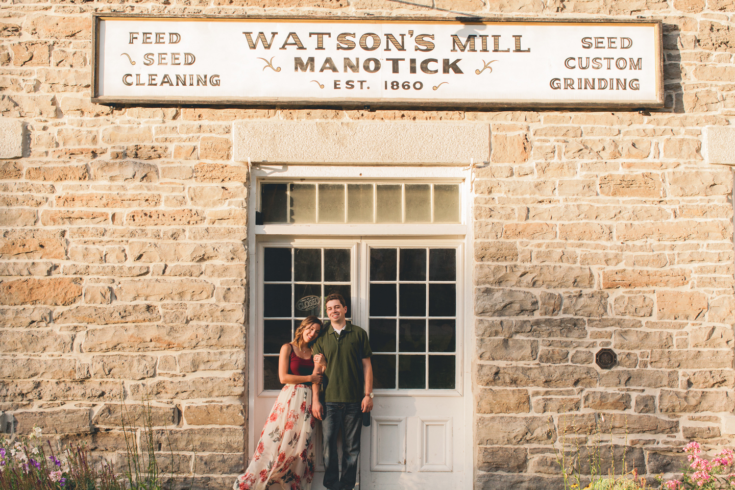 Watson's Mill Manotick Engagement Photos