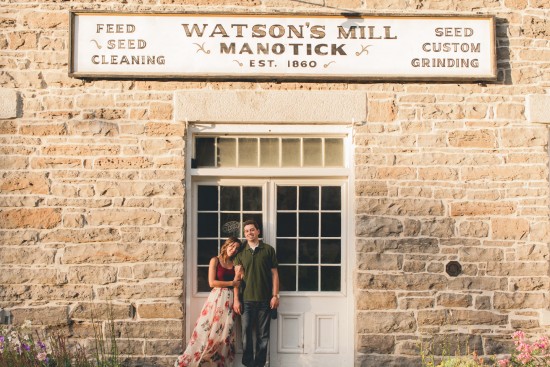 Watson's Mill Manotick Engagement Photos